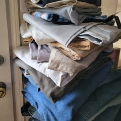 New pants 7$ semi used 2 for $6