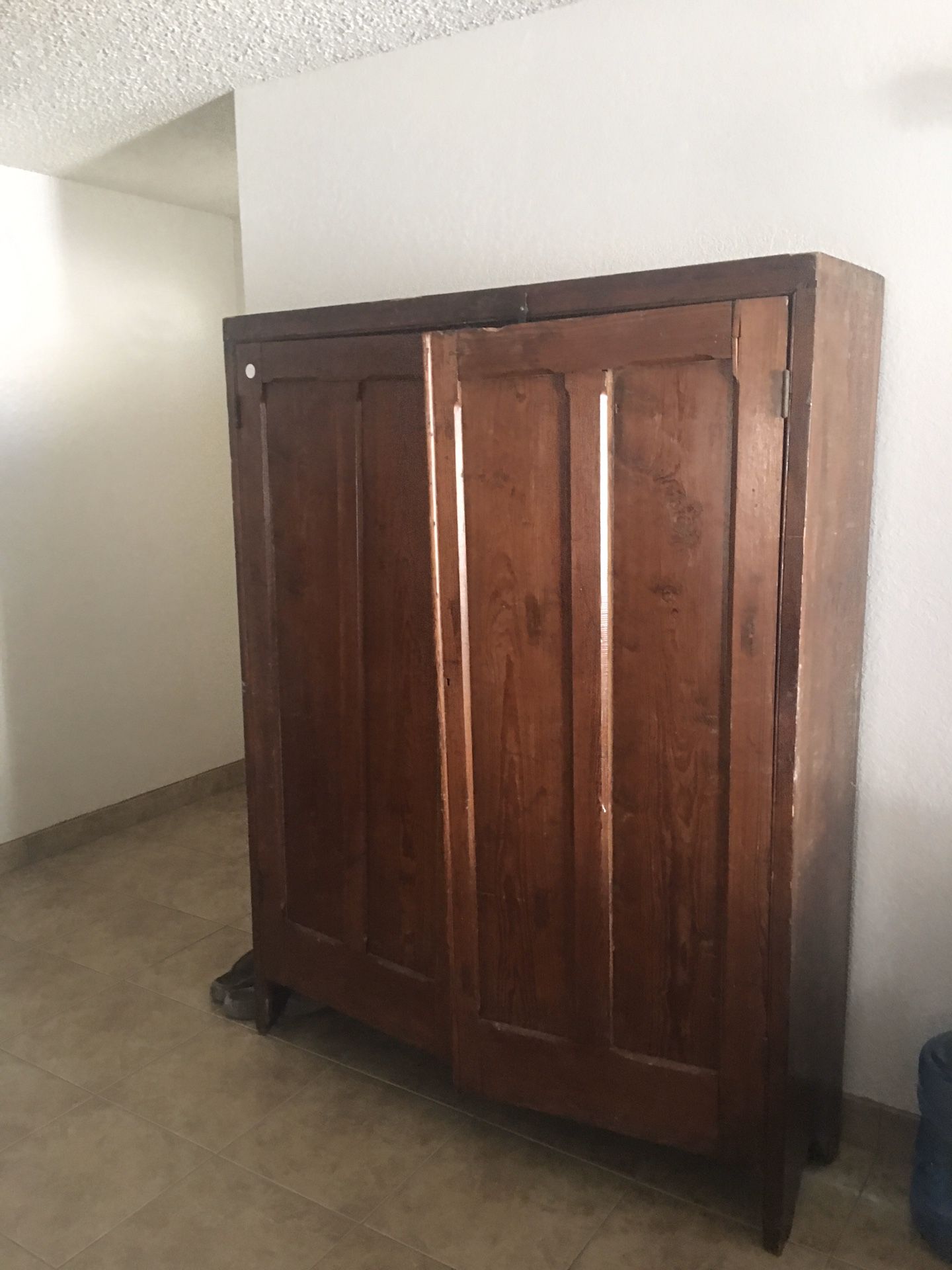 Solid Wood Armoire/ Storage Pantrt