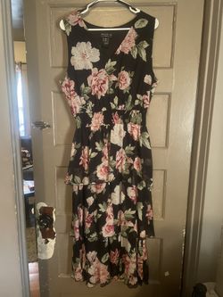 Black Floral Dress