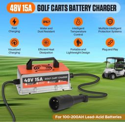 Golf Cart Battery Charger Club Car  48 Volt 15 Amp Charger