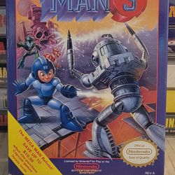 NES NINTENDO MEGAMAN 3 CIB