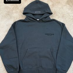 Black Essentials Hoodie 