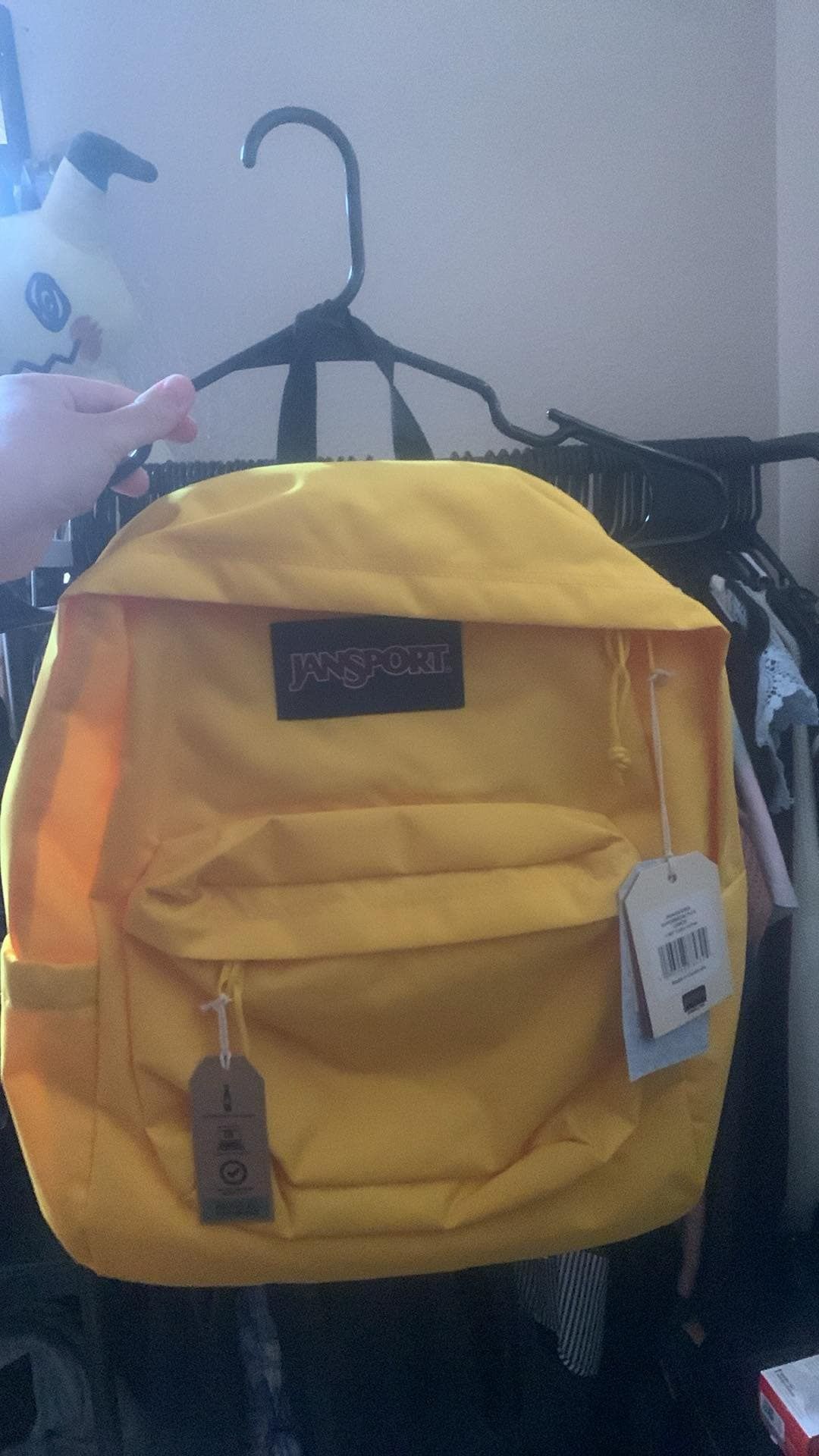 New Yellow Jansport Backpack