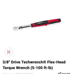 Snap on digital torque wrench model number TECH2FR100