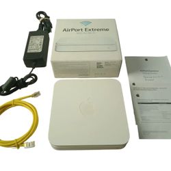 Apple A1408 AirPort Extreme Dual Band Wi-Fi Router w/Orig Box+Non-OEM Adapter
