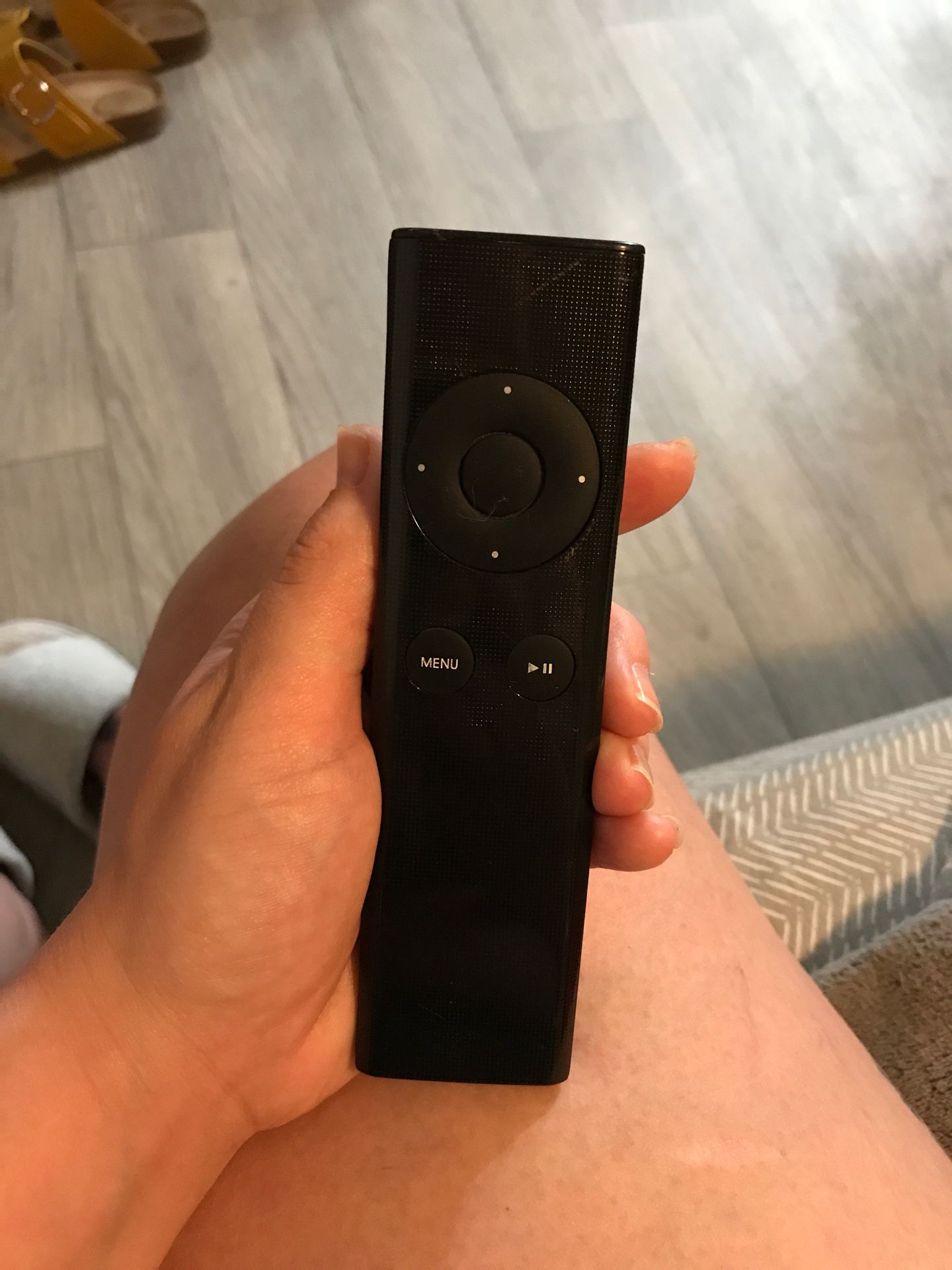 Apple TV remote works perfect!