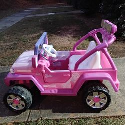 Electric Barbie Jeep