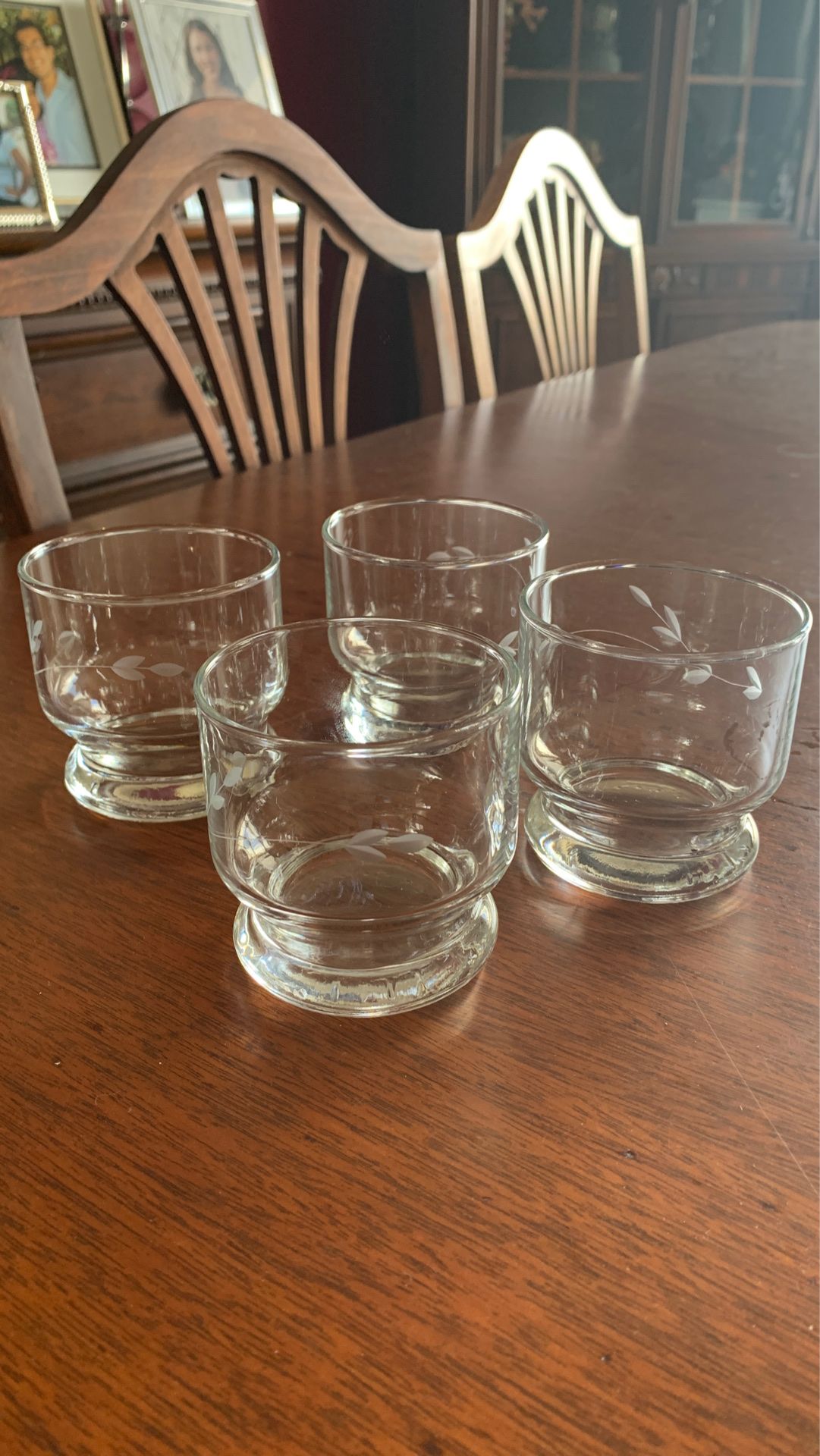 Princess house crystal punch glasses