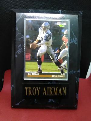 Photo Troy Aikman Mounted Pro-Line Collectible Sports Card