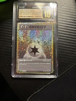 CGC 10 Gem Mint 2023 Japanese Pokémon Trading Card Game Classic Double Colorless Energy holographic card