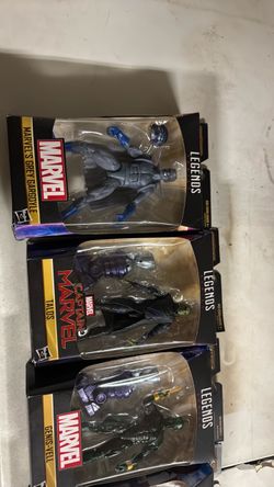 Marvel legends captain marvel figures!