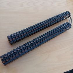 Black Wood Nunchuks