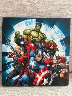 Small Square Marvel Canvas Art