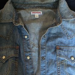 True Religion Women Denim Shirt 