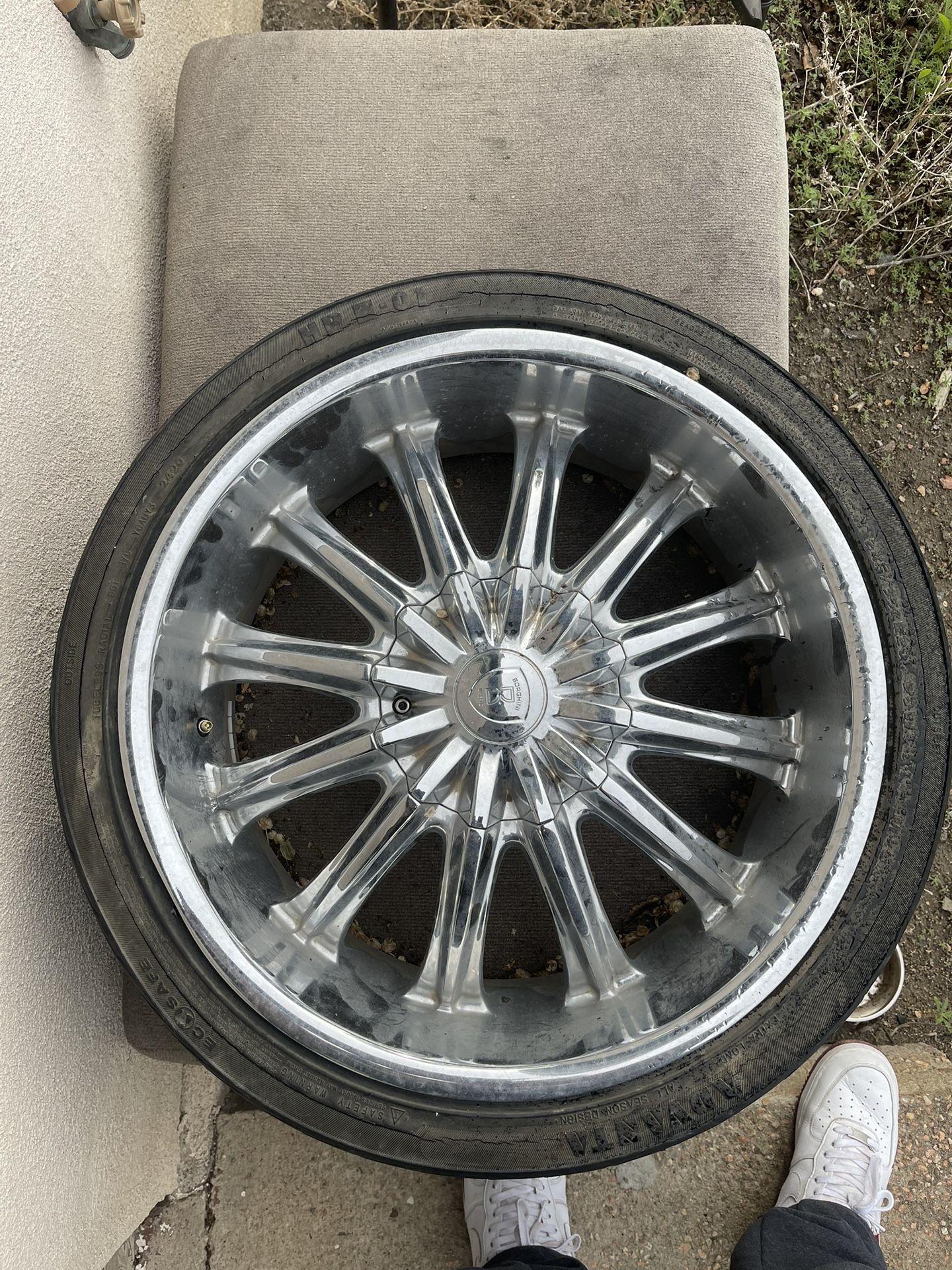 20 Inch 5 Lug Universal Rims Should Fit Dodge Ford And More