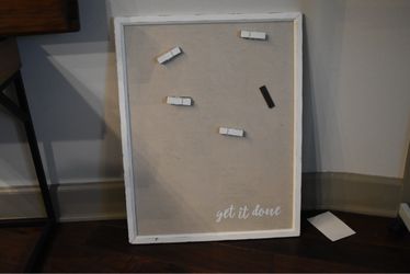 Magnetic Board with Clips