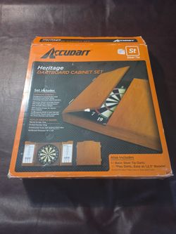 Dartboard Cabinet Set