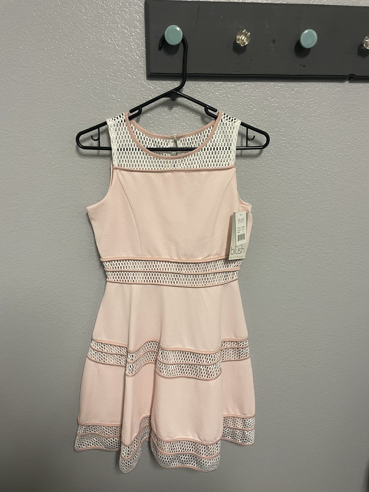 Girls Blush pink dress NEW