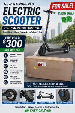 Brand new Volpam SP08 electric scooter
