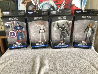Marvel Legends Captain America,Sharon Carter,Demolition Man ,Mocking Bird