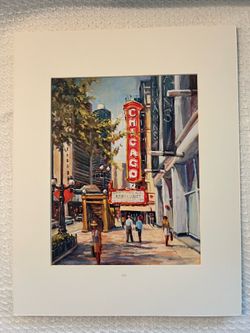 Watercolor painting- Chicago