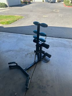 Squat/ab machine