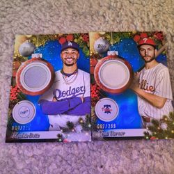 2025 Topps 2 Player Combo Numbered Relics 