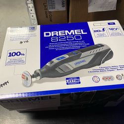 Dremel 8250 12V Lithium-Ion Cordless Brushless Rotary Tool Kit with 5 Accessories and a Carrying Case