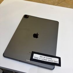 Apple IPad Pro 12.9 Inch 4th Gen Tablet - Pay $1 today and the rest later!!