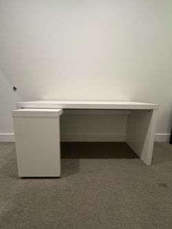 White L-Shaped Desk - $175 OBO each