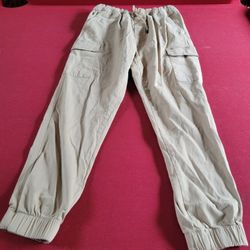 Pantalon De Hombre  Color Beige  Talla  Large 