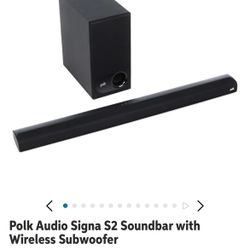 Signa S2 Soundbar & Subwoofer by Polk Audio