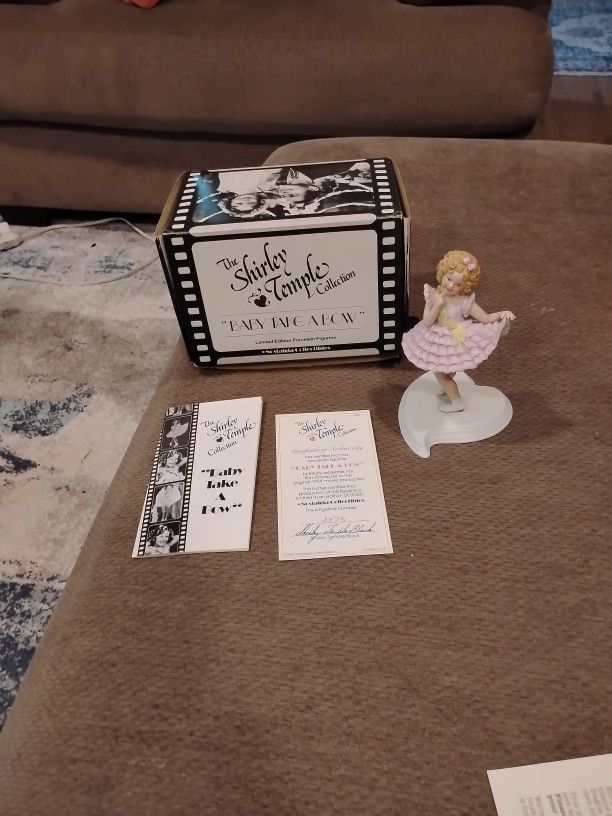 Autographed Shirley Temple Porcelain