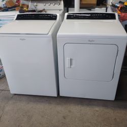 Set Whirlpool Washer And Dryer Electric  Byg Capacity 