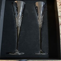Waterford Crystal Wish Toasting Flute Happy Pair