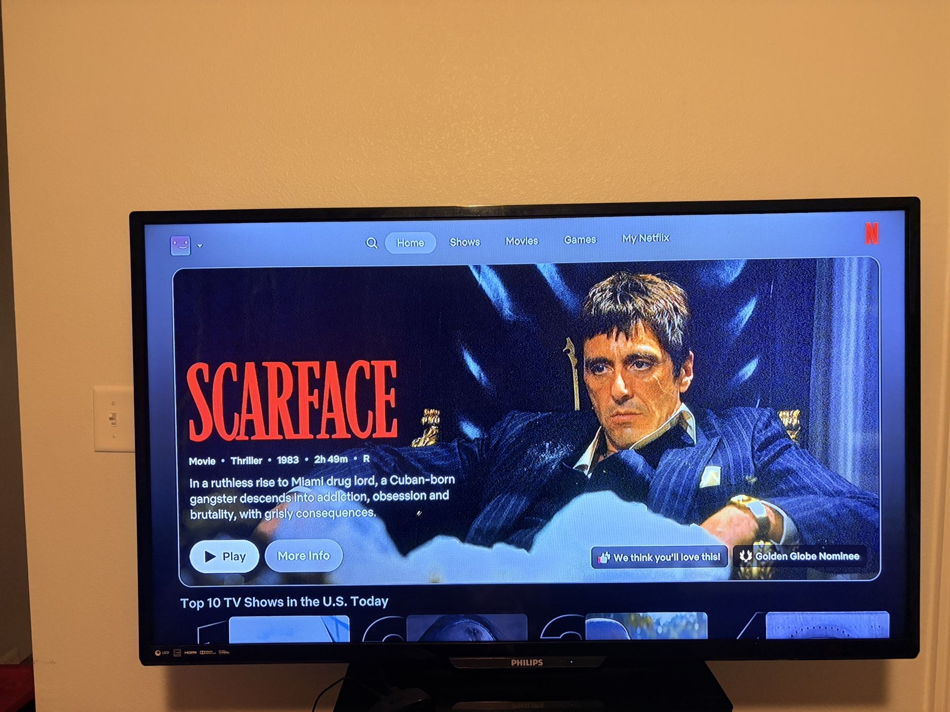 Phillips 50 Inch Smart Tv