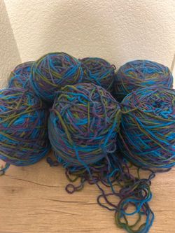 Multicolor Yarn Balls – Set of 6