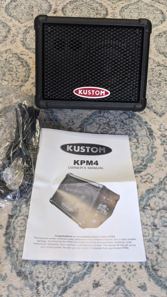 kustom kpm4 amp/monitor
