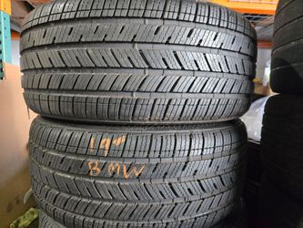 2 runflat tires 245/40/19 Bridgestone 95% life