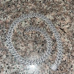 VVS 1 Cuban, 22 Inch 14MM PASSES DIAMOND TESTER