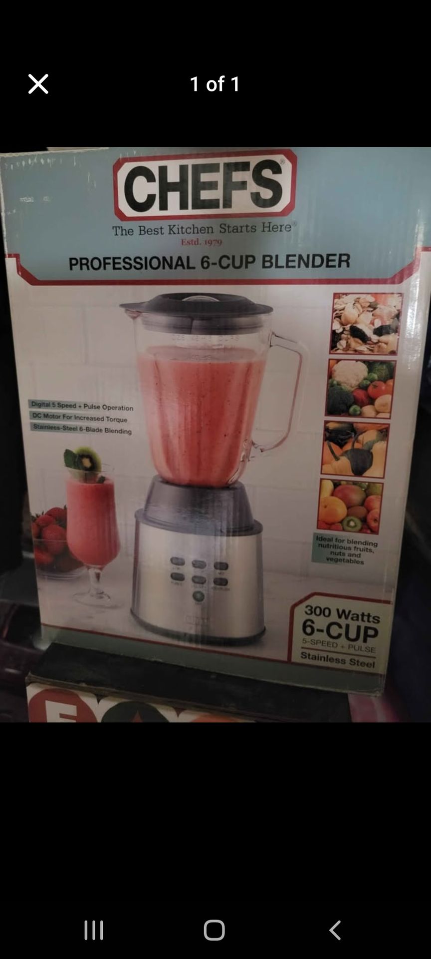 Profesional 6 cup blender