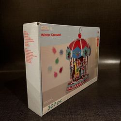 Creatology Winter Christmas Carousel Kids Age 6+ 3D Assembly Kit- 307 Pcs