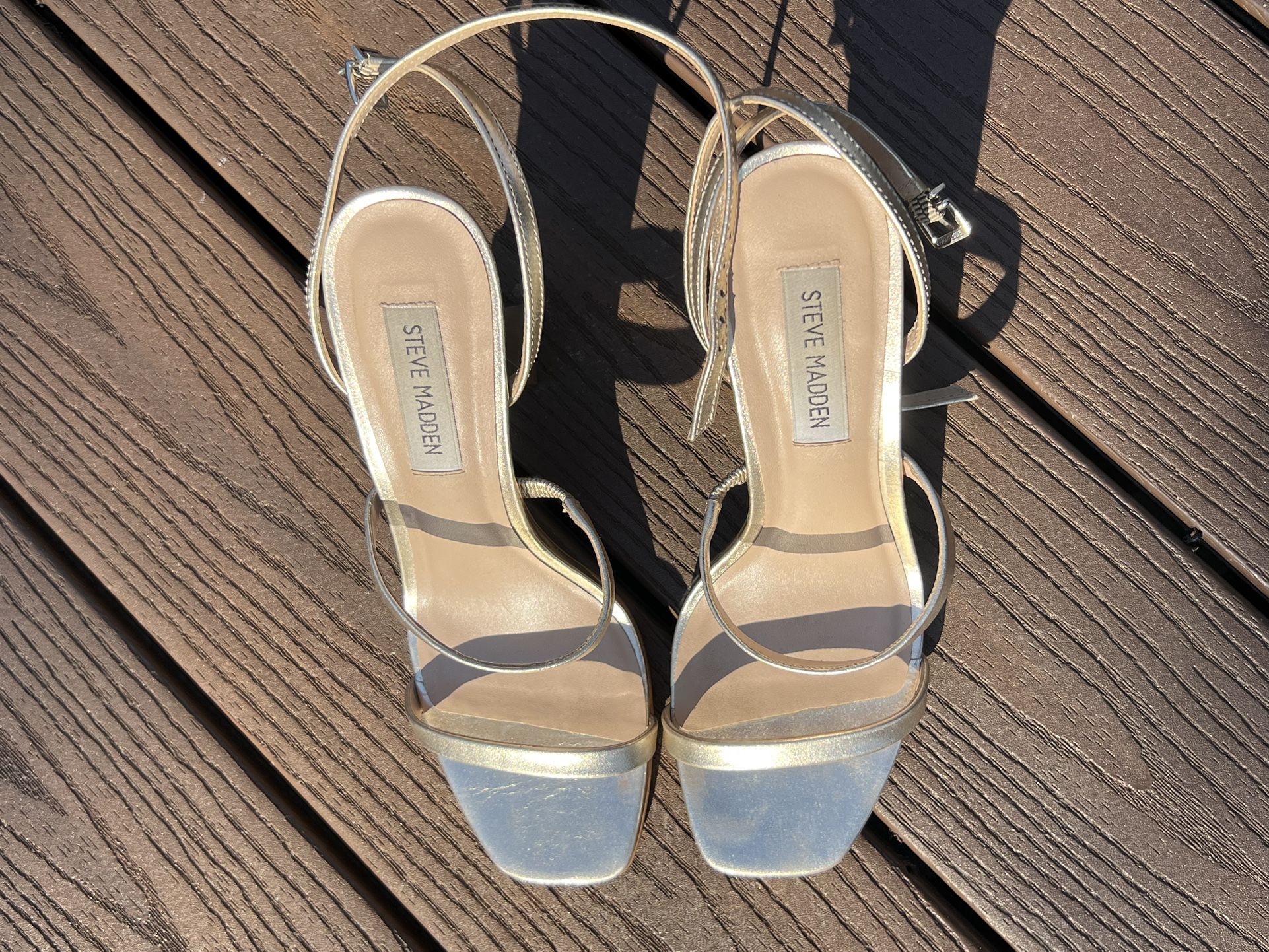 Steve Madden Champagne Gold Women's Heels