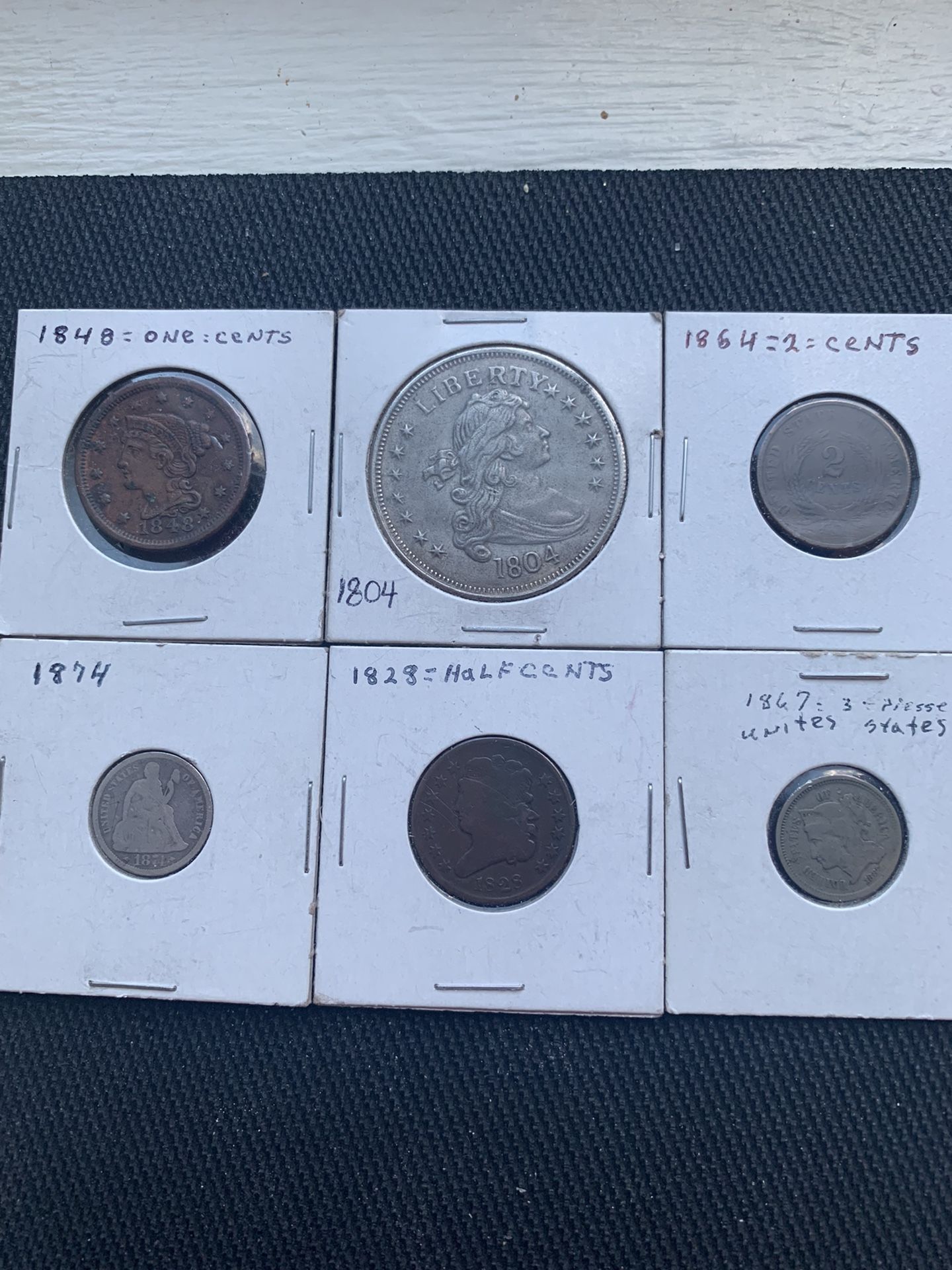 6 Antique Coins