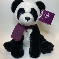 Panda Plush With Zipper Pocket 