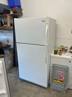 Maytag garage fridge