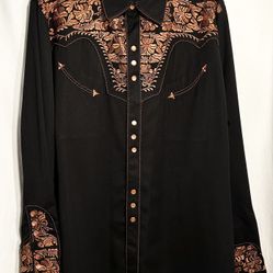 $60 EACH XL MENS SCULLY EMBROIDERED WESTERN SHIRTS 47TH AVE. AND DOBBINS IN LAVEEN