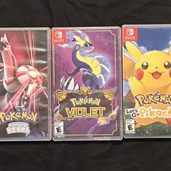 Pokemon Switch Bundle-Shining Pearl, Violet, and Let's Go Pikachu!