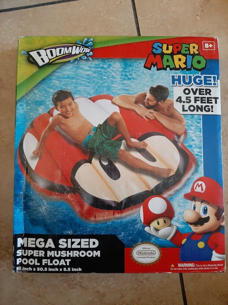 Super Mario pool float justice league over 5 feet wide