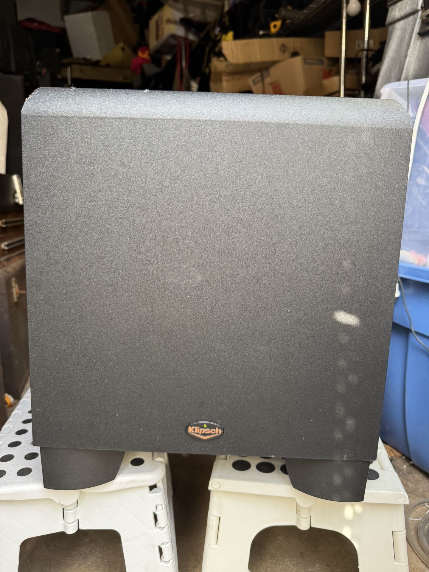 Klipsch KSW 10 10-Inch 225-Watt Powered Subwoofer Excellent & Fully Functional